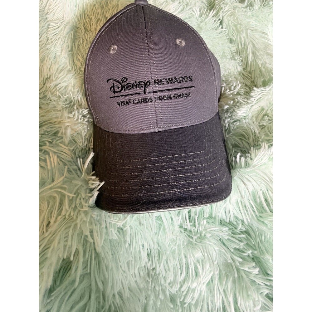 Disney Rewards Visa Cards From Chase Hat Cap Gray Strapback Mickey Mouse NEW